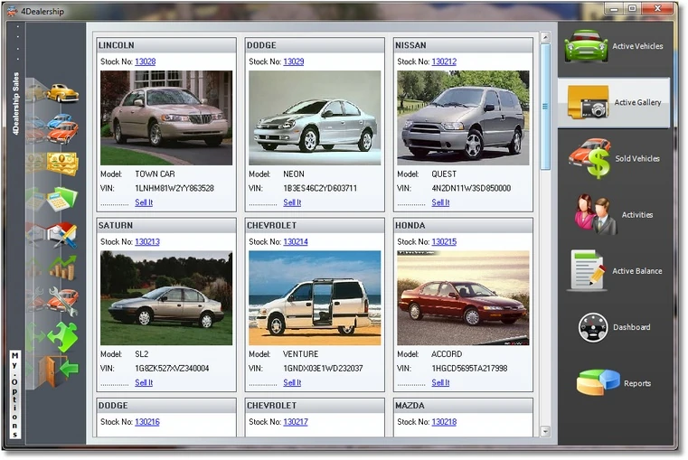 used car sales software