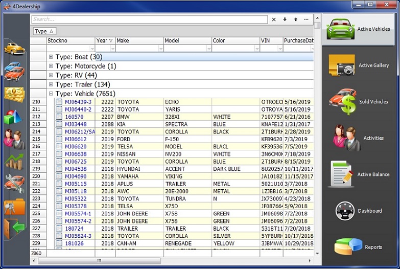 Dealership Inventory Management Software – TUKJ